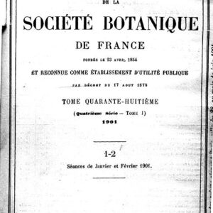 Publicación "Bull. Soc. Bot. France (1854-1978) Bulletin de la Société Botanique de France"