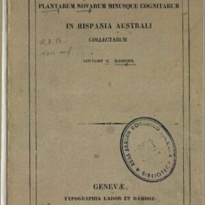 Obra "Boiss., Elench. Pl. Nov. (1838) Elenchus Plantarum Novarum"