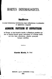 Obra "K. Koch, Hort. Dendrol. (1853-1854) Hortus Dendrologicus"