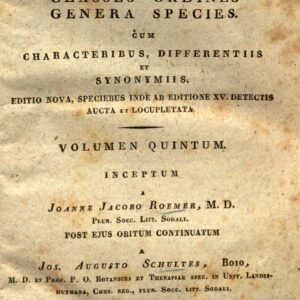 Obra "Roem. & Schult., Syst. Veg. (1817-1830) Caroli a Linné equitis Systema Vegetabilium"