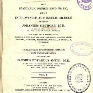 Obra "Sibth. & Sm., Fl. Graec. Prodr. (1806-1816) Florae Graecae prodromus"