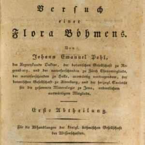 Obra "Pohl, Tent. FI. Bobem. (1809-1814) Tentamen florae bohemiae"