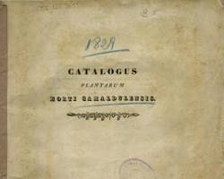 Obra "Dehnh., Cat. Horti Camald. (1829-1832) Catalogus Plantarum Horti Camaldulensis"